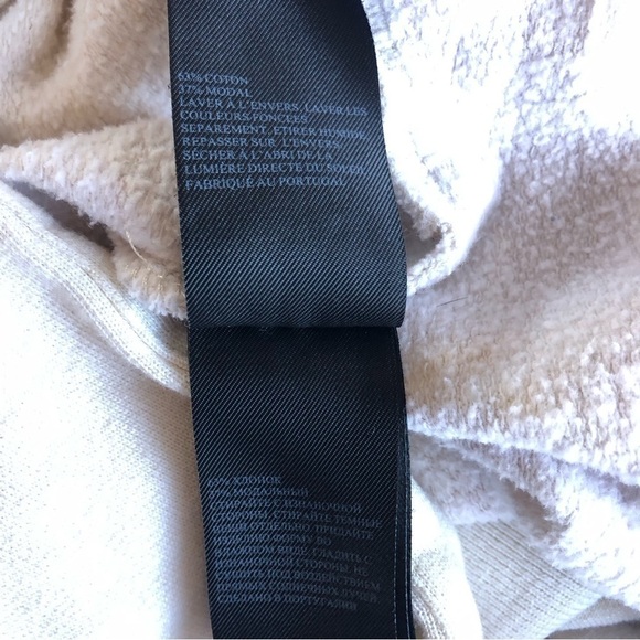 ALL saints open sweater with zip shawl beige tie dye - Picture 11 of 12